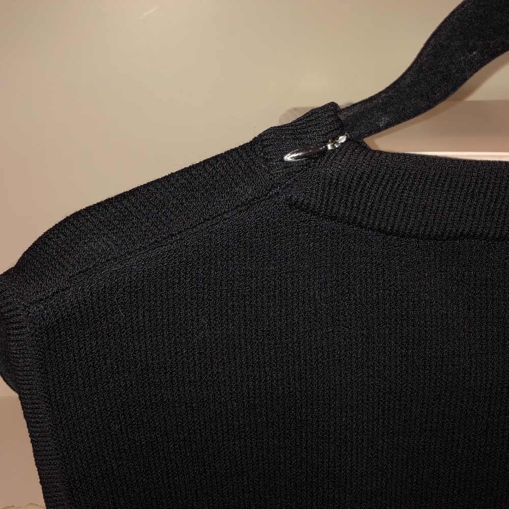 St. John Black Knit Tank Top - Picture 4 of 5